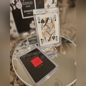 Queen Prada Playing Card in protective case